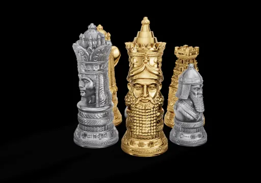 BABYLONIAN CHESS SET poster