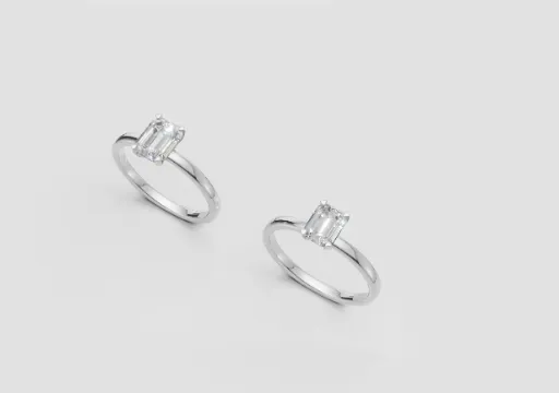 Emerald Cut 1ct 1,5ct poster