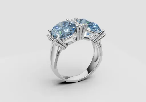 Topaz and Diamond Ring poster