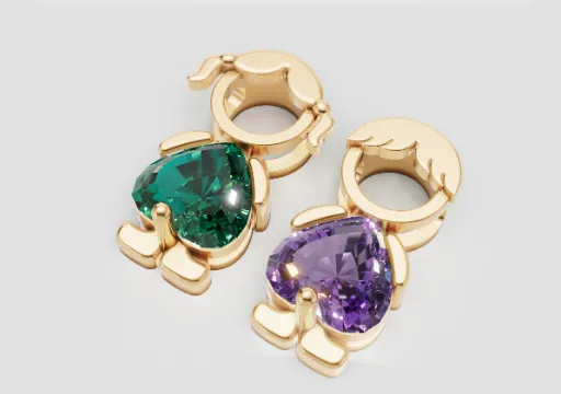 Bonecos casal poster