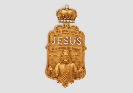 Medalha Jesus Anatomia poster