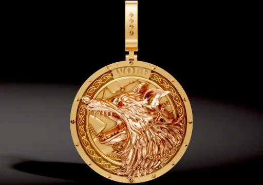 Wolf Pendant