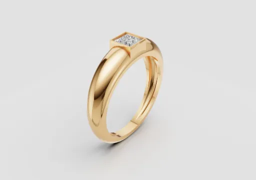 anillo solitario marilyn corte princesa poster