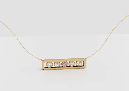 5 stone pendant 2 poster
