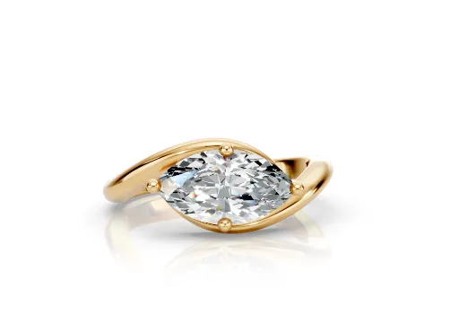 EAST/WEST MARQUISE RING poster