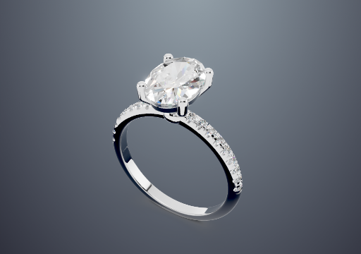 Ring Oval 2ct