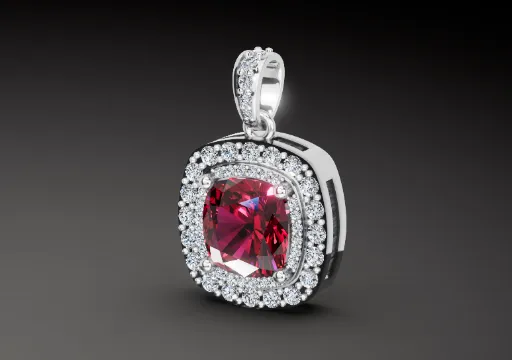 Pendant Red Cushion