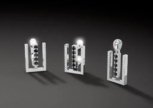 Pendant Earrings C