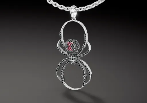 Pendant Black Widow