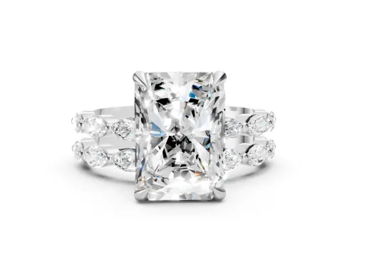 0686 + Marquise wedding band Render poster