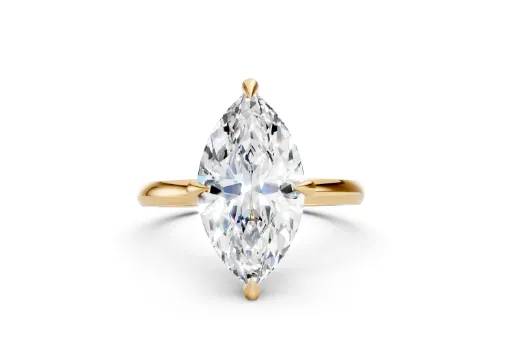 Marquise Solitaire Ring size L poster