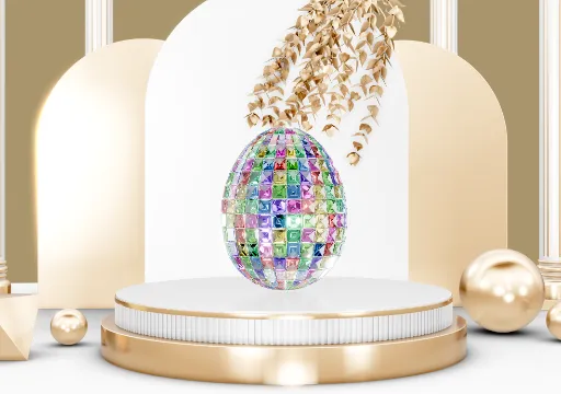 Faberge egg poster