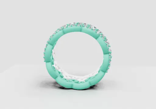 dual ring Render 3dm poster