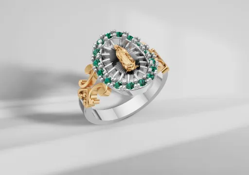 anillo virgen guadalupe