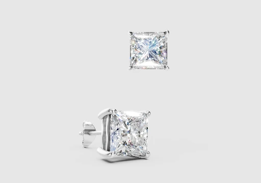 princess stud earrings poster