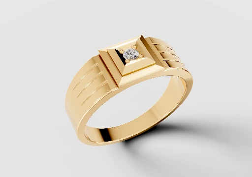 plain wedding band for man poster