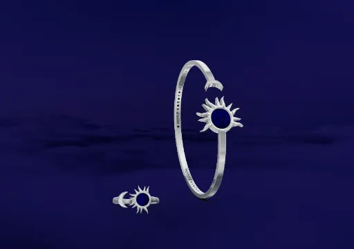 Bracelet and Ring Lapis Lazuli 2  poster