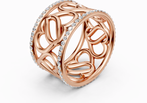 Ring with diamonds poster