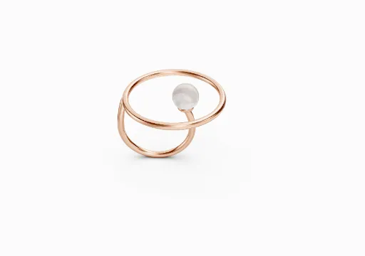 Pearl charm ring poster